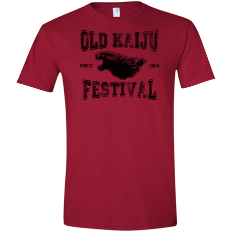 T-Shirts Cardinal Red / S Old Kaiju Festival Men's Semi-Fitted Softstyle