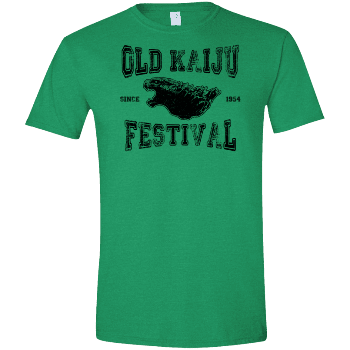T-Shirts Heather Irish Green / S Old Kaiju Festival Men's Semi-Fitted Softstyle