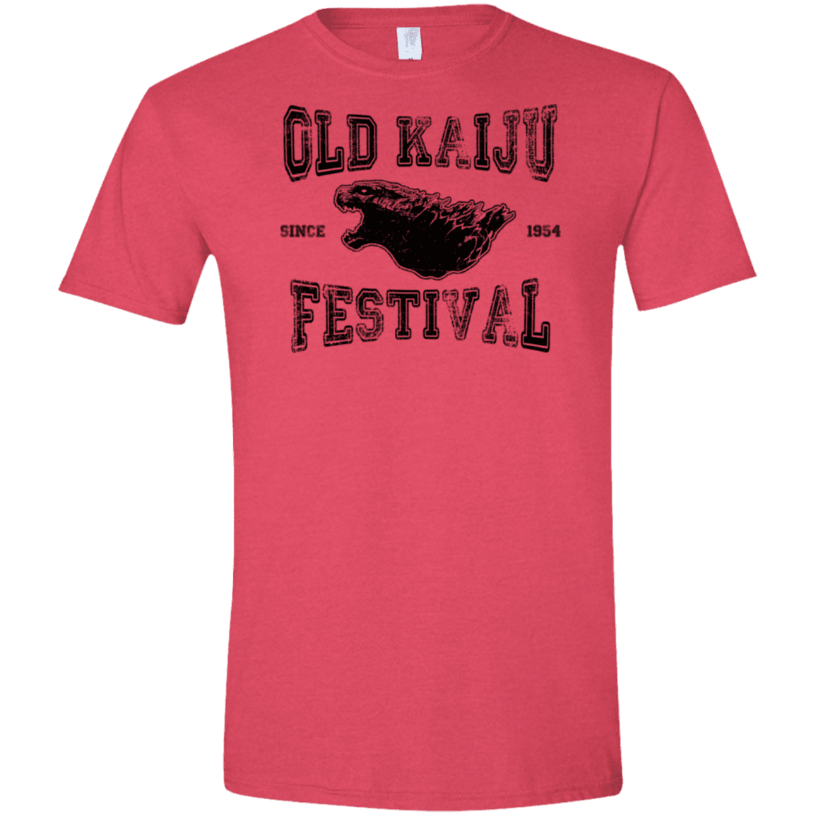 T-Shirts Heather Red / S Old Kaiju Festival Men's Semi-Fitted Softstyle