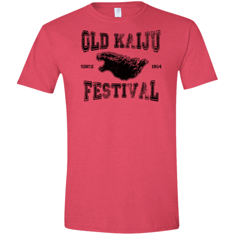 T-Shirts Heather Red / S Old Kaiju Festival Men's Semi-Fitted Softstyle