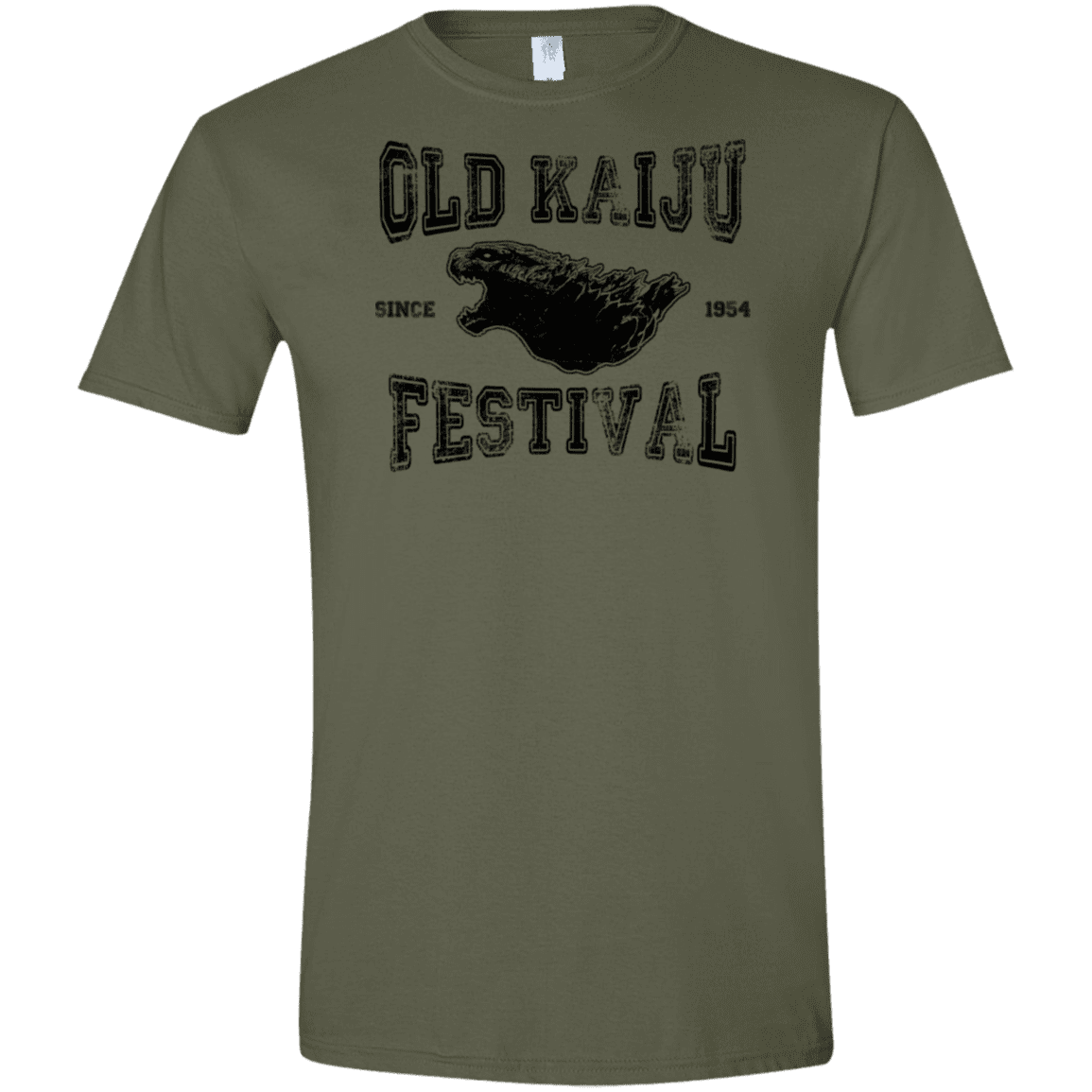 T-Shirts Military Green / S Old Kaiju Festival Men's Semi-Fitted Softstyle
