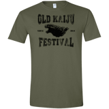 T-Shirts Military Green / S Old Kaiju Festival Men's Semi-Fitted Softstyle