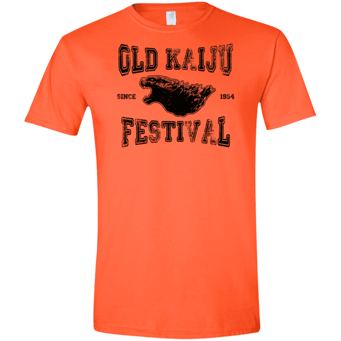 T-Shirts Orange / S Old Kaiju Festival Men's Semi-Fitted Softstyle