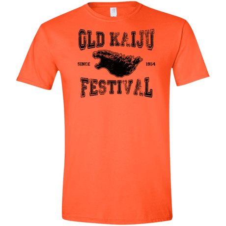 T-Shirts Orange / S Old Kaiju Festival Men's Semi-Fitted Softstyle