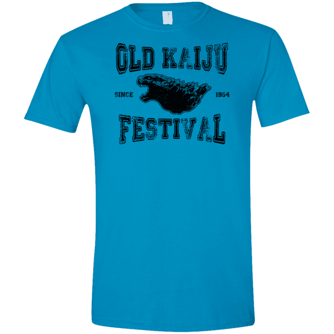 T-Shirts Sapphire / S Old Kaiju Festival Men's Semi-Fitted Softstyle
