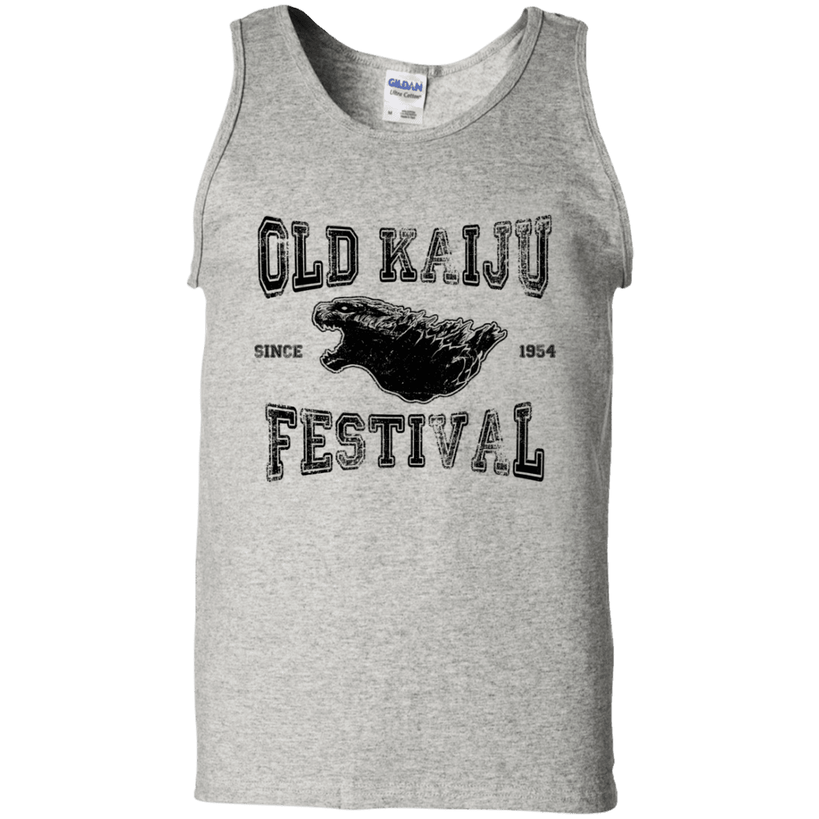 T-Shirts Ash / S Old Kaiju Festival Men's Tank Top