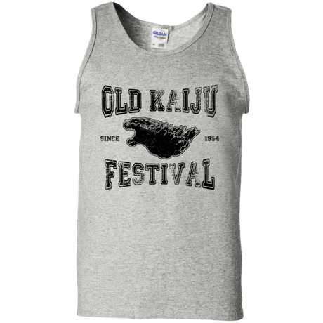 T-Shirts Ash / S Old Kaiju Festival Men's Tank Top
