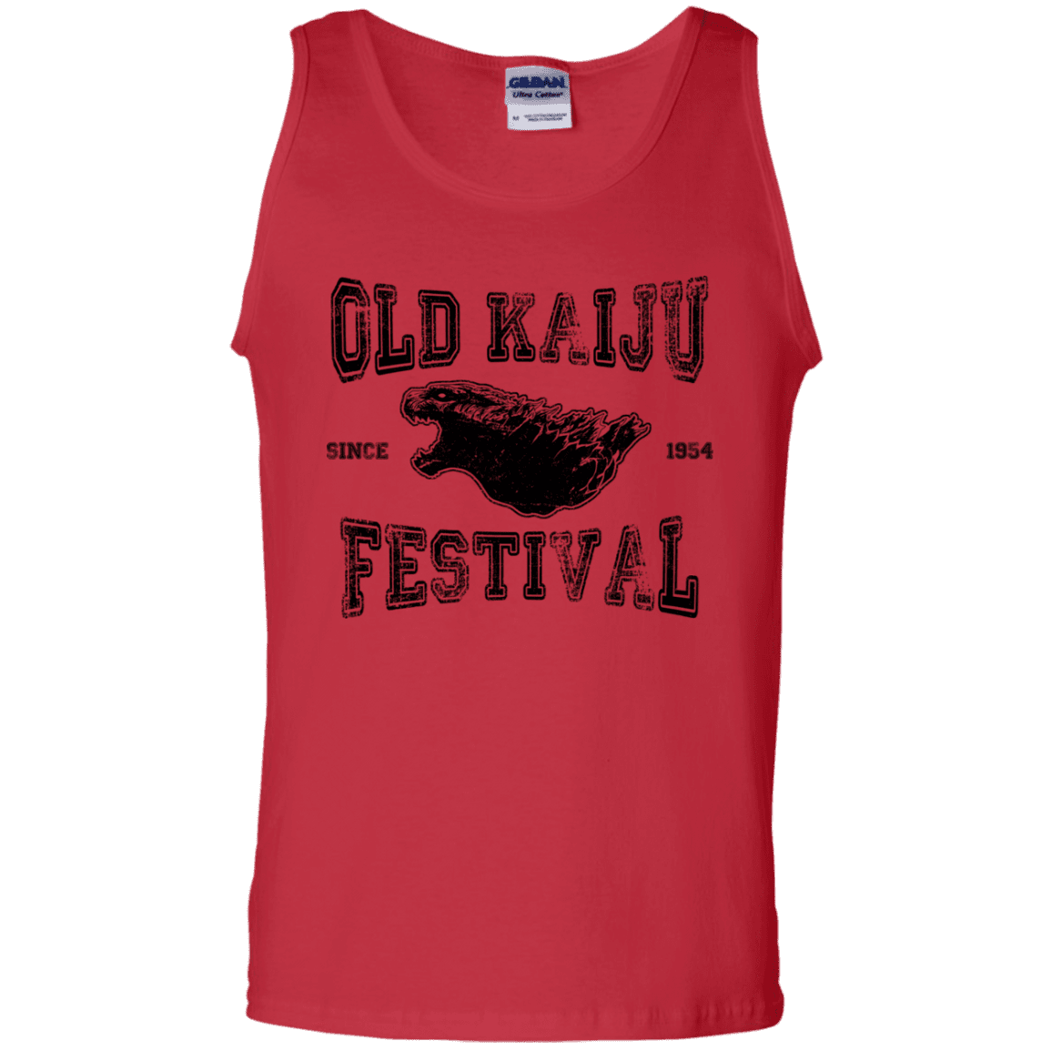 T-Shirts Red / S Old Kaiju Festival Men's Tank Top