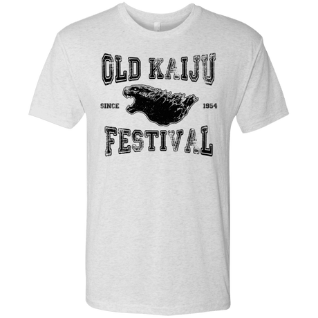 T-Shirts Heather White / S Old Kaiju Festival Men's Triblend T-Shirt