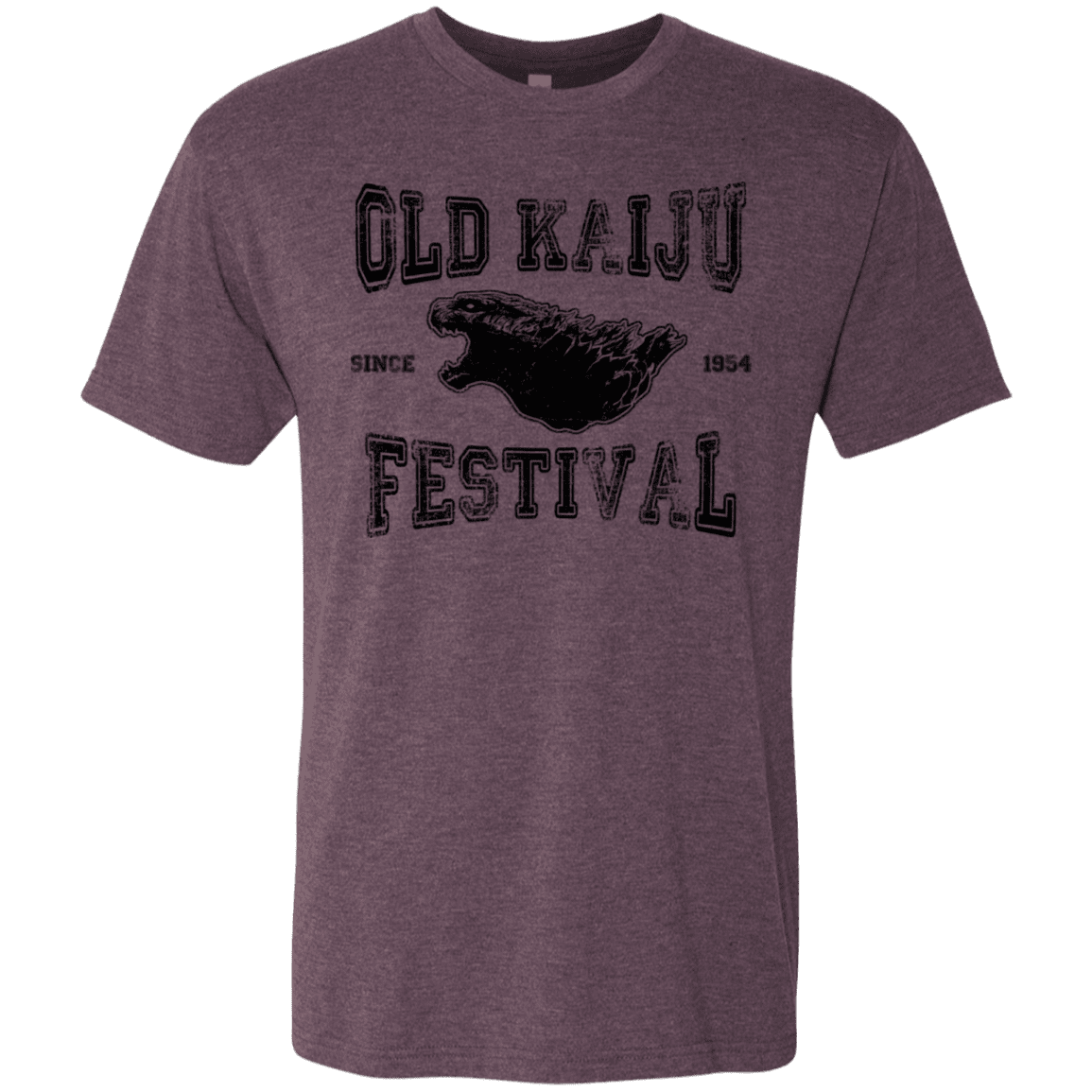 T-Shirts Vintage Purple / S Old Kaiju Festival Men's Triblend T-Shirt
