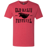 T-Shirts Vintage Red / S Old Kaiju Festival Men's Triblend T-Shirt
