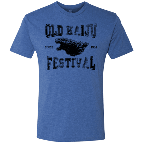 T-Shirts Vintage Royal / S Old Kaiju Festival Men's Triblend T-Shirt