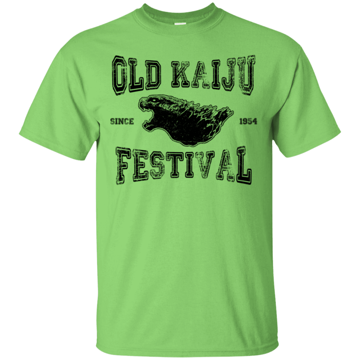 T-Shirts Lime / S Old Kaiju Festival T-Shirt