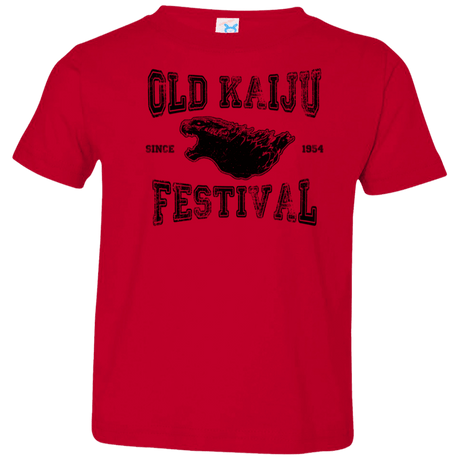 T-Shirts Red / 2T Old Kaiju Festival Toddler Premium T-Shirt