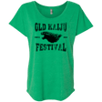 T-Shirts Envy / X-Small Old Kaiju Festival Triblend Dolman Sleeve