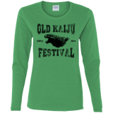 T-Shirts Irish Green / S Old Kaiju Festival Women's Long Sleeve T-Shirt