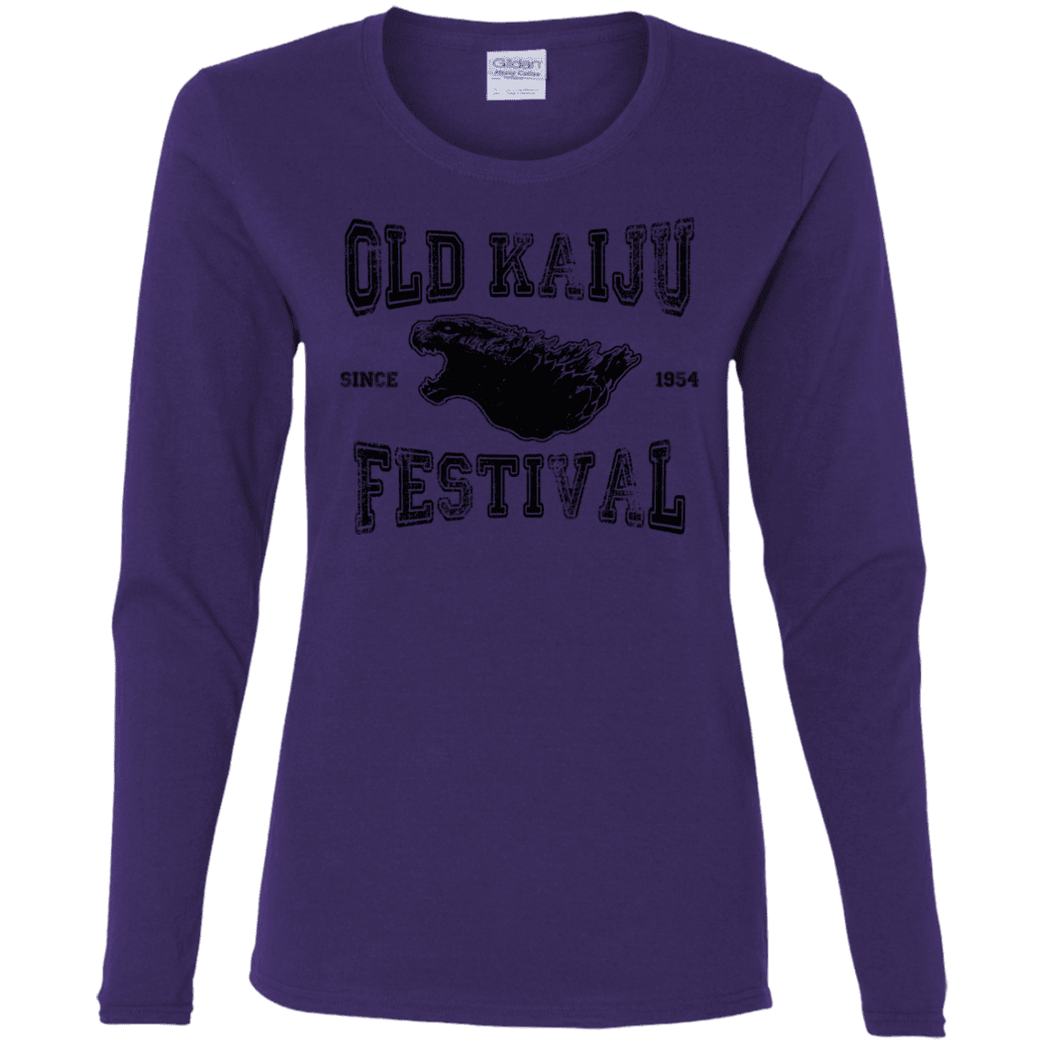 T-Shirts Purple / S Old Kaiju Festival Women's Long Sleeve T-Shirt