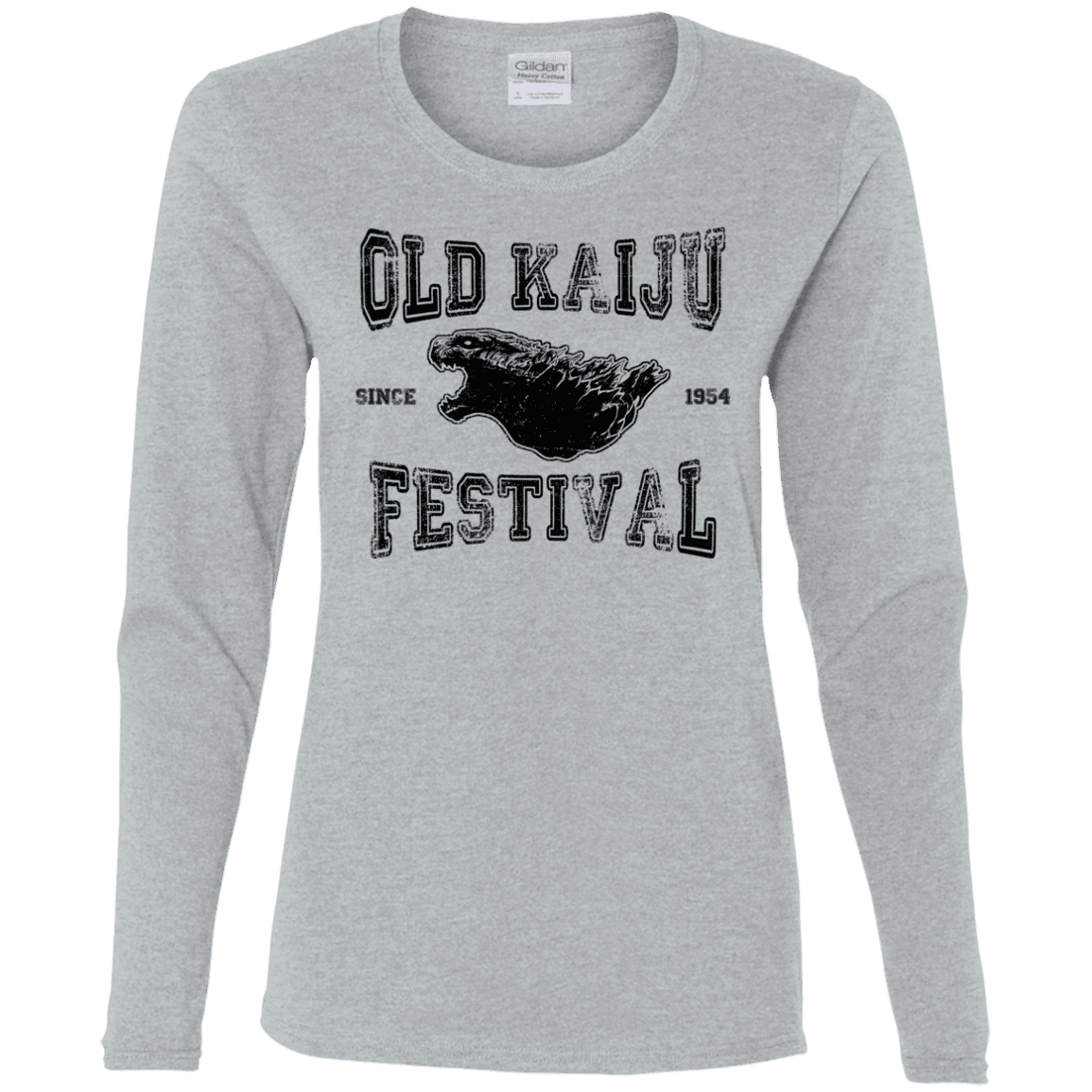 T-Shirts Sport Grey / S Old Kaiju Festival Women's Long Sleeve T-Shirt