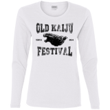 T-Shirts White / S Old Kaiju Festival Women's Long Sleeve T-Shirt