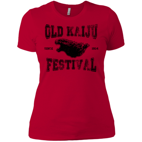 T-Shirts Red / X-Small Old Kaiju Festival Women's Premium T-Shirt