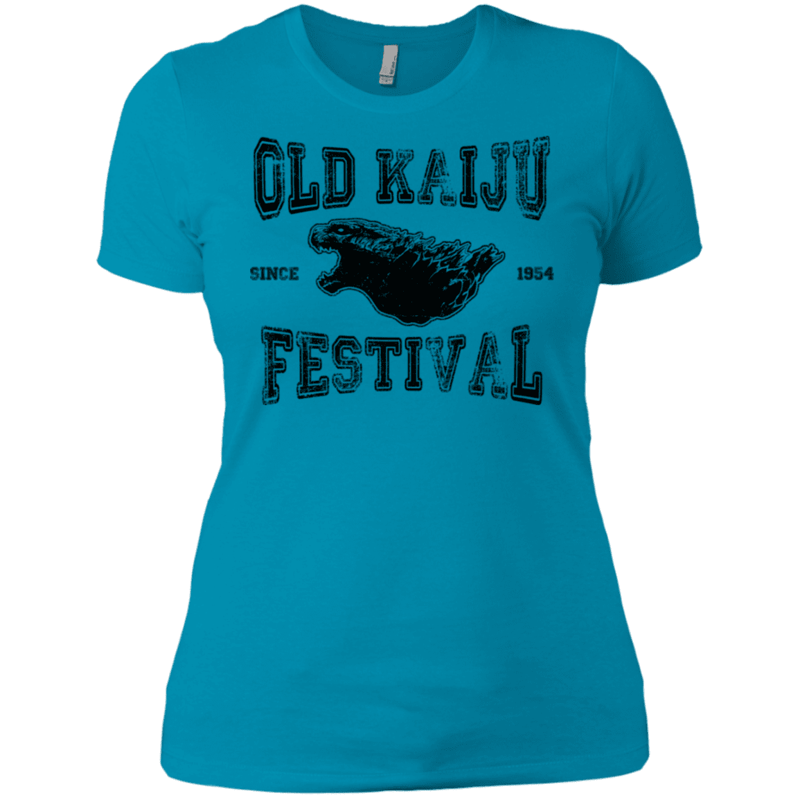 T-Shirts Turquoise / X-Small Old Kaiju Festival Women's Premium T-Shirt