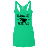 T-Shirts Envy / X-Small Old Kaiju Festival Women's Triblend Racerback Tank