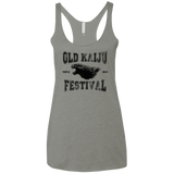 T-Shirts Venetian Grey / X-Small Old Kaiju Festival Women's Triblend Racerback Tank