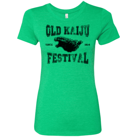 T-Shirts Envy / S Old Kaiju Festival Women's Triblend T-Shirt