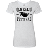 T-Shirts Heather White / S Old Kaiju Festival Women's Triblend T-Shirt