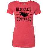 T-Shirts Vintage Red / S Old Kaiju Festival Women's Triblend T-Shirt