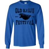 T-Shirts Royal / YS Old Kaiju Festival Youth Long Sleeve T-Shirt