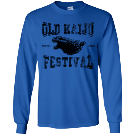 T-Shirts Royal / YS Old Kaiju Festival Youth Long Sleeve T-Shirt