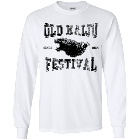 T-Shirts White / YS Old Kaiju Festival Youth Long Sleeve T-Shirt