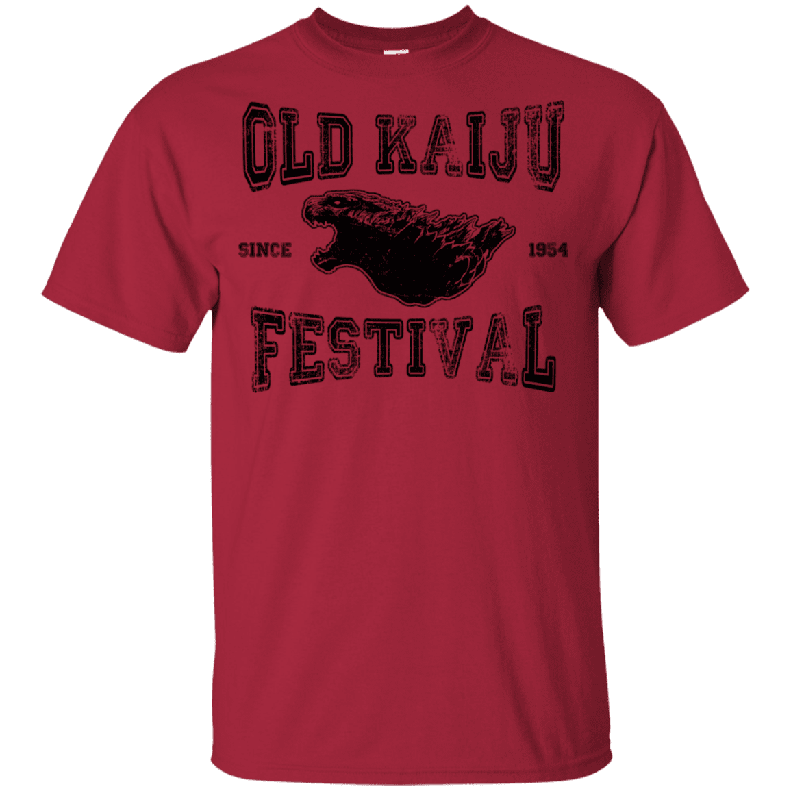 T-Shirts Cardinal / YXS Old Kaiju Festival Youth T-Shirt