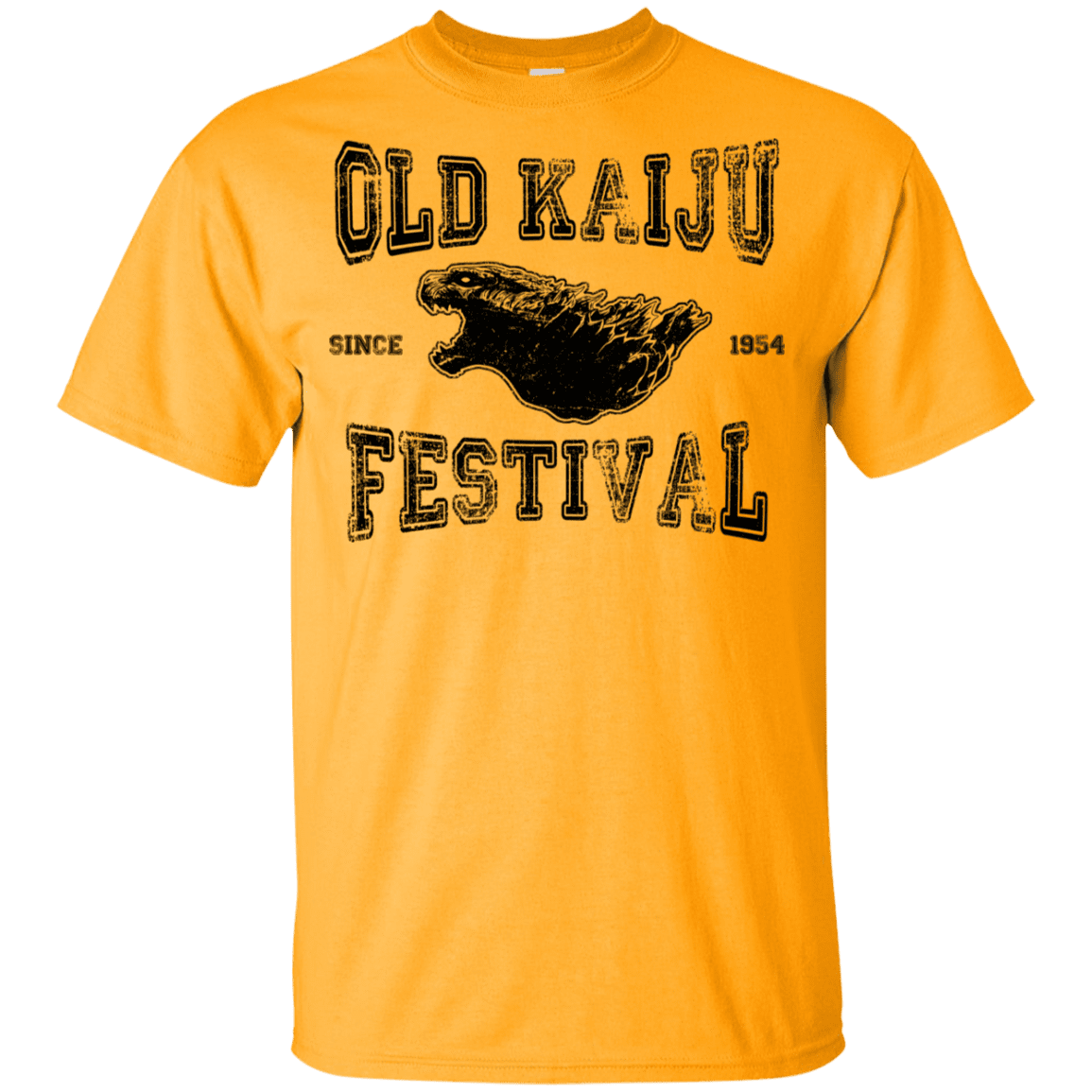 T-Shirts Gold / YXS Old Kaiju Festival Youth T-Shirt