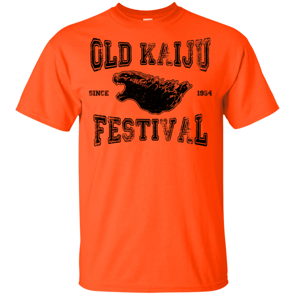 T-Shirts Orange / YXS Old Kaiju Festival Youth T-Shirt