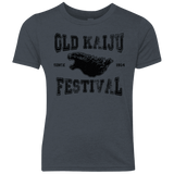 T-Shirts Vintage Navy / YXS Old Kaiju Festival Youth Triblend T-Shirt