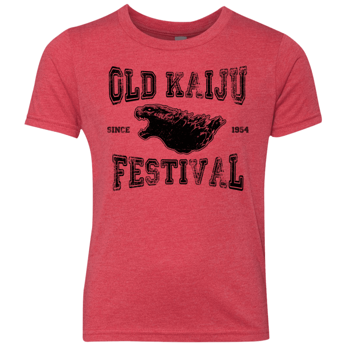 T-Shirts Vintage Red / YXS Old Kaiju Festival Youth Triblend T-Shirt