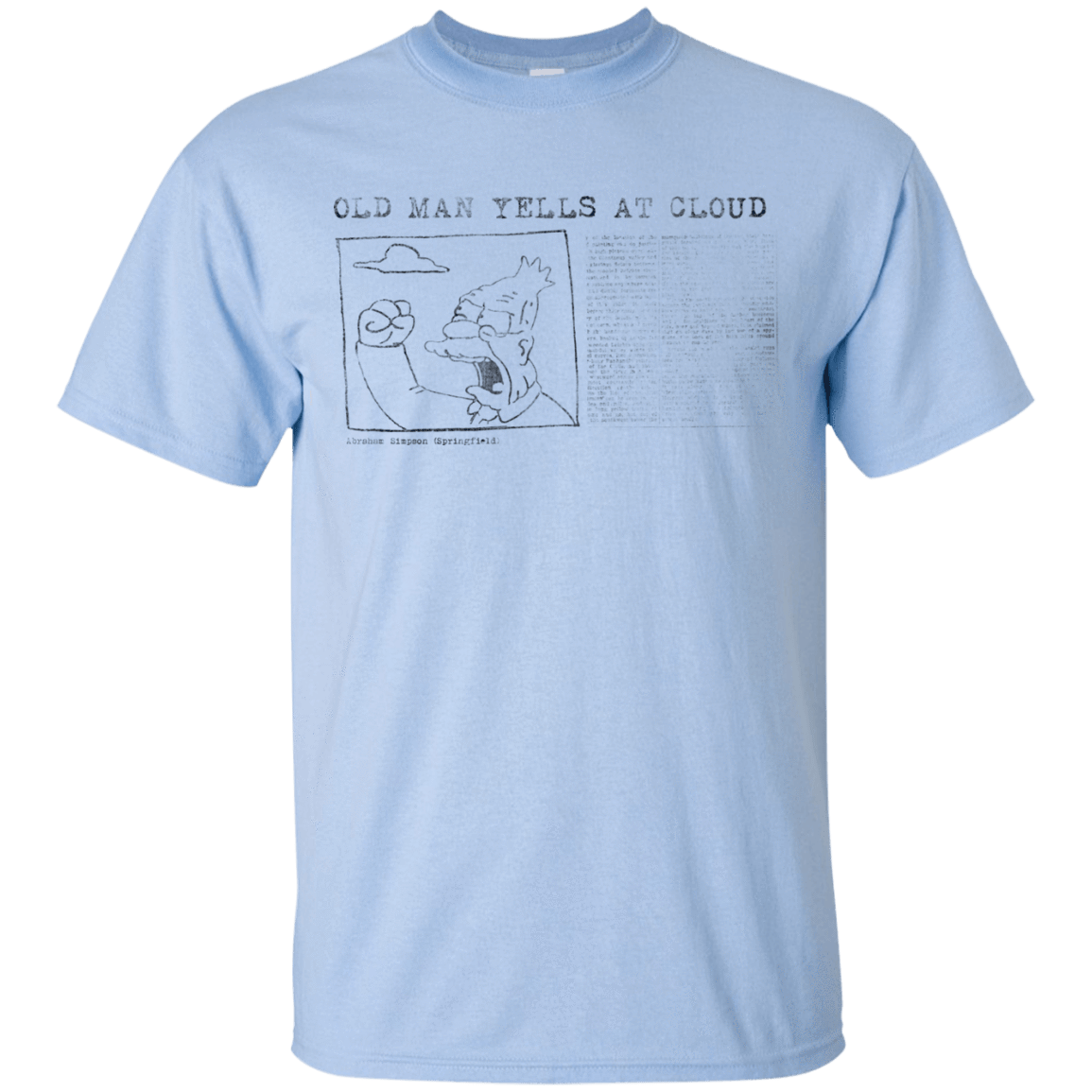 T-Shirts Light Blue / Small Old Man T-Shirt