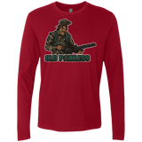 T-Shirts Cardinal / Small Old Painless Men's Premium Long Sleeve