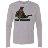 T-Shirts Heather Grey / Small Old Painless Men's Premium Long Sleeve