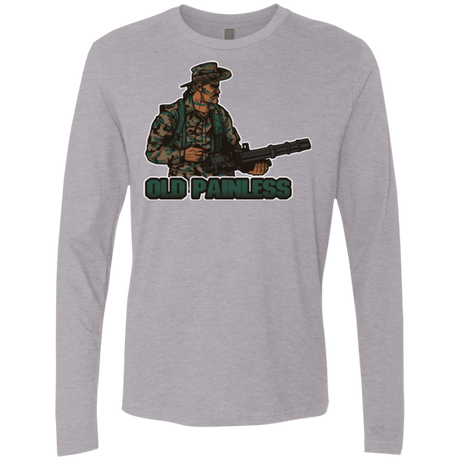 T-Shirts Heather Grey / Small Old Painless Men's Premium Long Sleeve