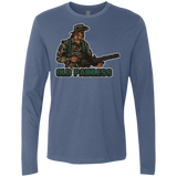 T-Shirts Indigo / Small Old Painless Men's Premium Long Sleeve