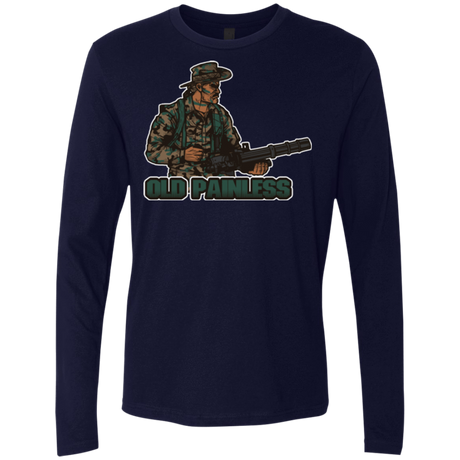 T-Shirts Midnight Navy / Small Old Painless Men's Premium Long Sleeve