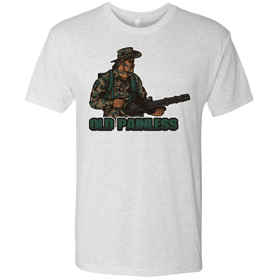 T-Shirts Heather White / Small Old Painless Men's Triblend T-Shirt