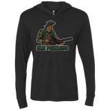 T-Shirts Vintage Black / X-Small Old Painless Triblend Long Sleeve Hoodie Tee