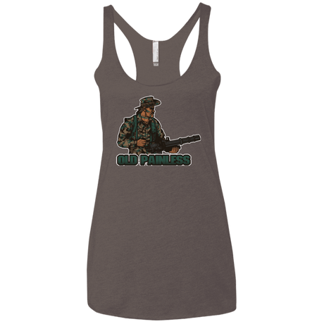 T-Shirts Macchiato / X-Small Old Painless Women's Triblend Racerback Tank