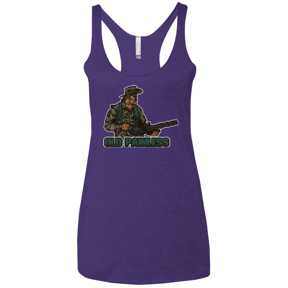 T-Shirts Purple Rush / X-Small Old Painless Women's Triblend Racerback Tank
