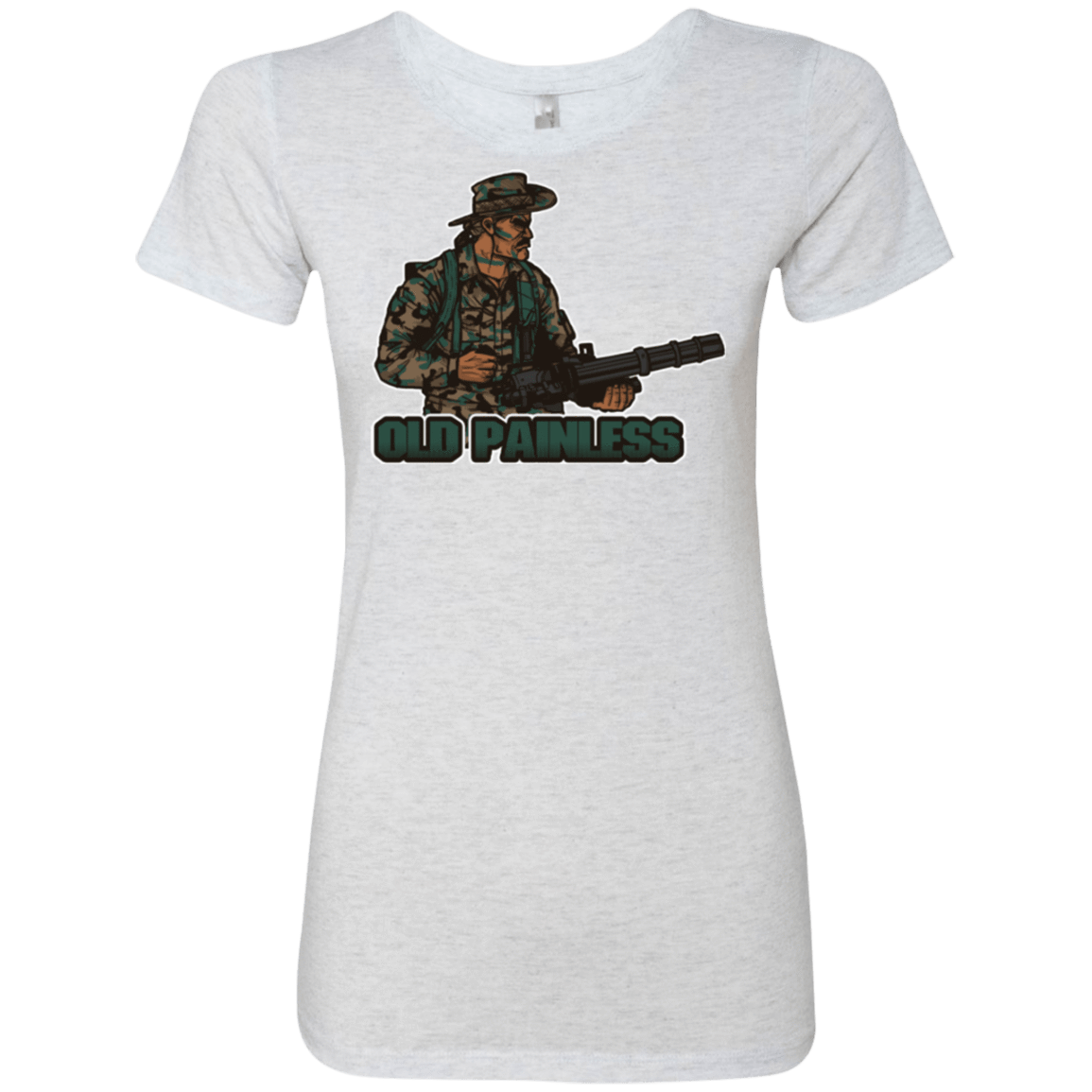 T-Shirts Heather White / Small Old Painless Women's Triblend T-Shirt