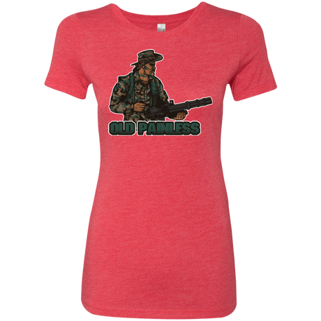 T-Shirts Vintage Red / Small Old Painless Women's Triblend T-Shirt